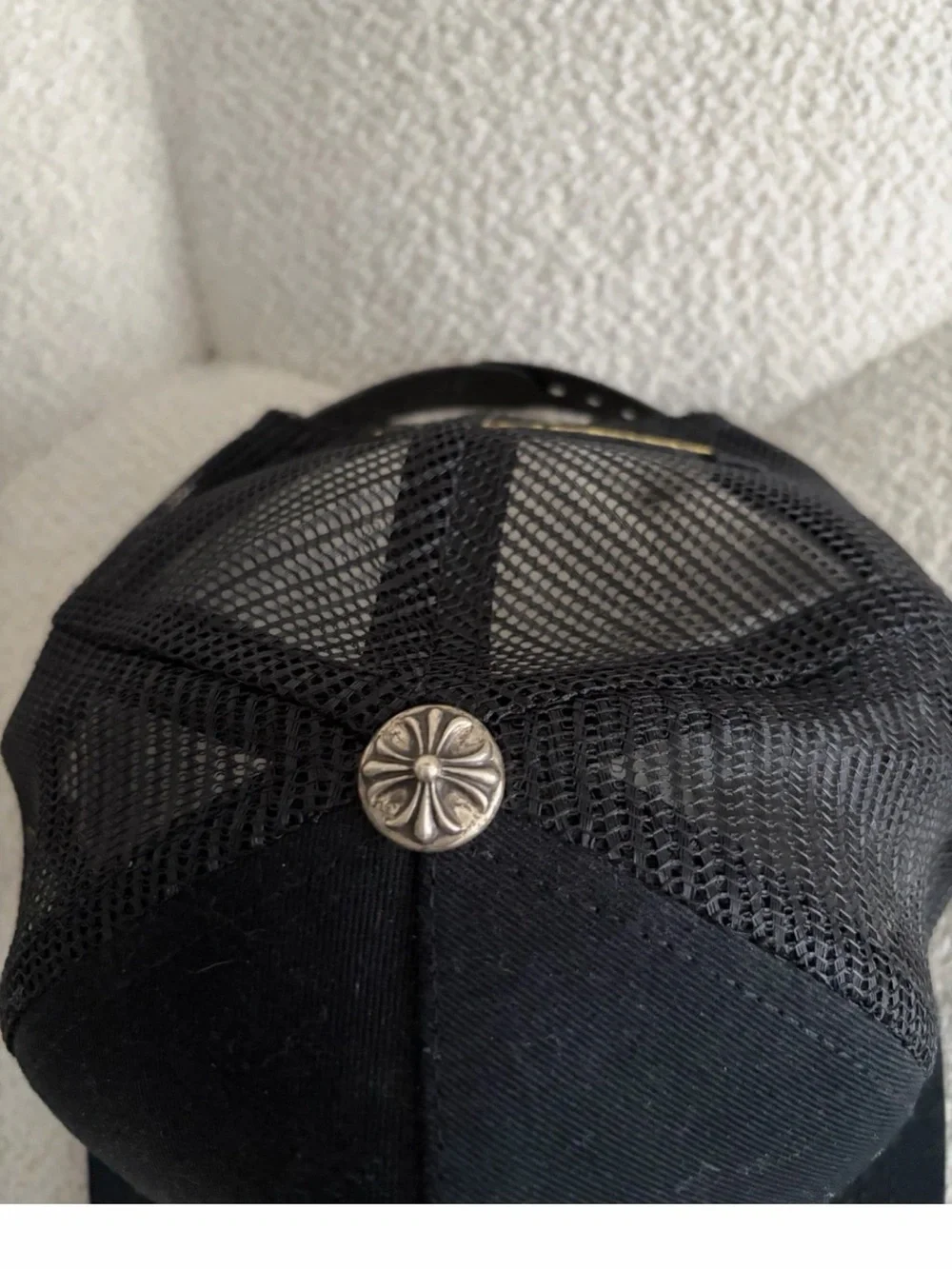 Chrome Hearts - Men’s Made In Hollywood Cross Patch Trucker Cap, Black